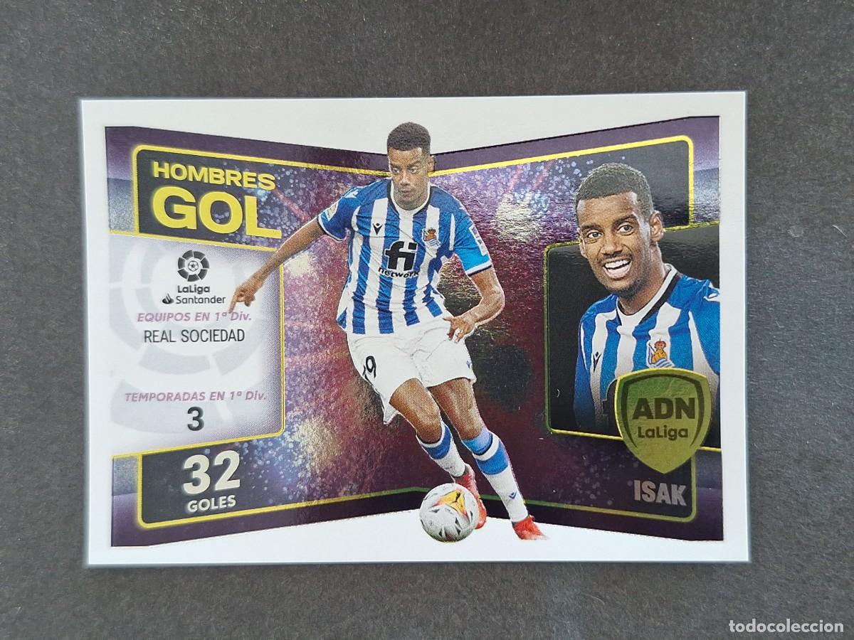 Cromos de f&uacute;tbol: L2 ISAK REAL SOCIEDAD ADN HOMBRES GOL LIGA ESTE 2022 2023 22 23 NUNCA PEGADO SIN PEGAR