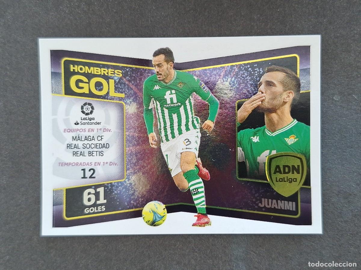 Cromos de f&uacute;tbol: L2 JUANMI REAL BETIS ADN HOMBRES GOL LIGA ESTE 2022 2023 22 23 NUNCA PEGADO SIN PEGAR