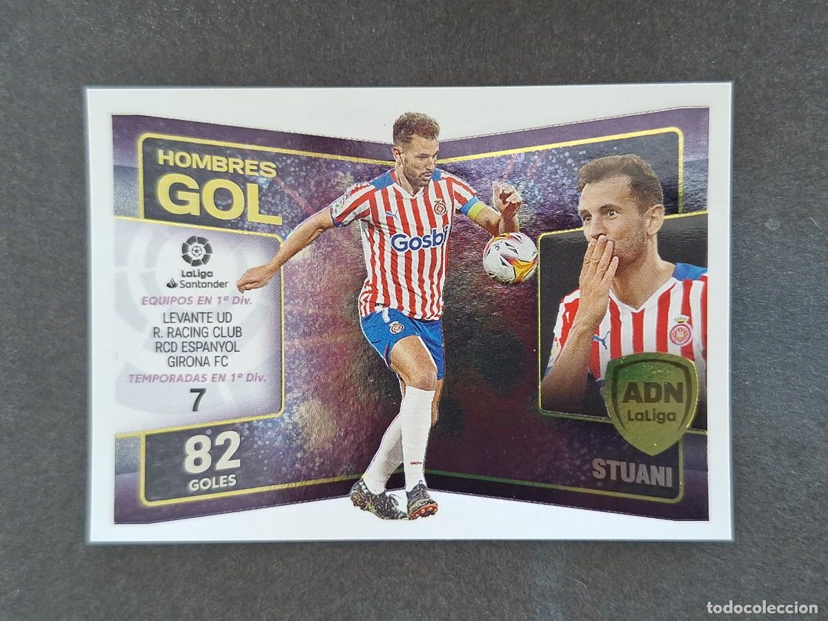 Cromos de f&uacute;tbol: L2 STUANI GIRONA F. C. ADN HOMBRES GOL LIGA ESTE 2022 2023 22 23 NUNCA PEGADO SIN PEGAR