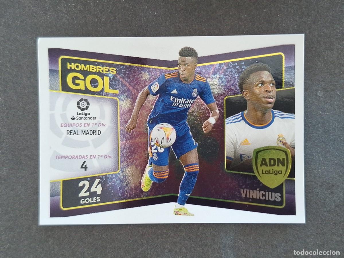 Cromos de f&uacute;tbol: L2 VINICIUS REAL MADRID ADN HOMBRES GOL LIGA ESTE 2022 2023 22 23 NUNCA PEGADO SIN PEGAR
