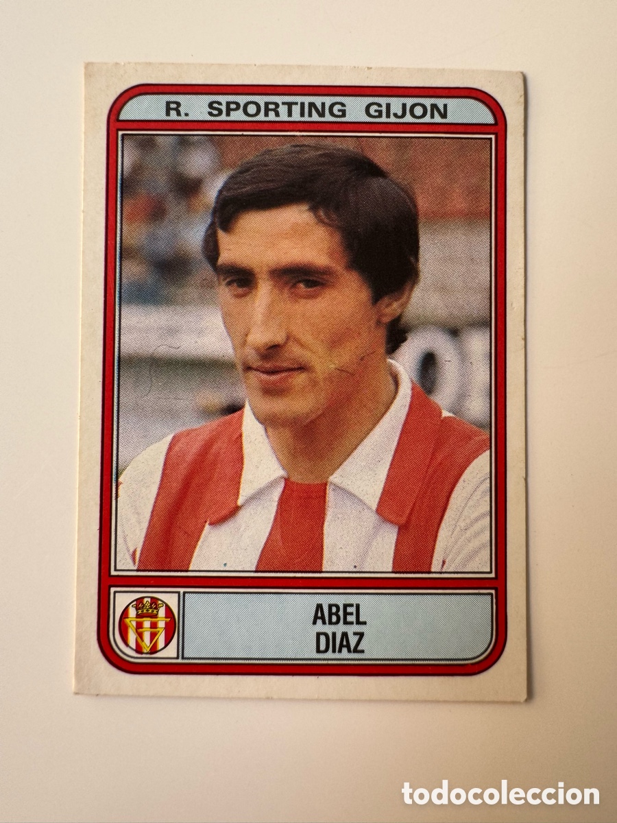 Cromos de f&uacute;tbol: Figurine Panini Futbol 81 - 82 1981 1982 R. Sporting Gijon &ndash; N&ordm; 147 &ndash; ABEL DIAZ