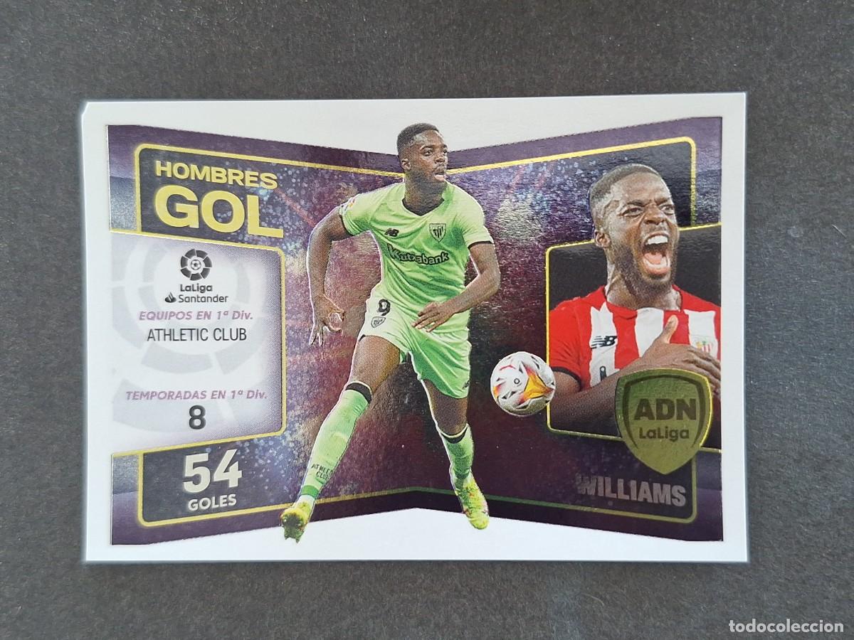 Cromos de f&uacute;tbol: L2 WILLIAMS ATHLETIC DE BILBAO ADN HOMBRES GOL LIGA ESTE 2022 2023 22 23 NUNCA PEGADO SIN PEGAR