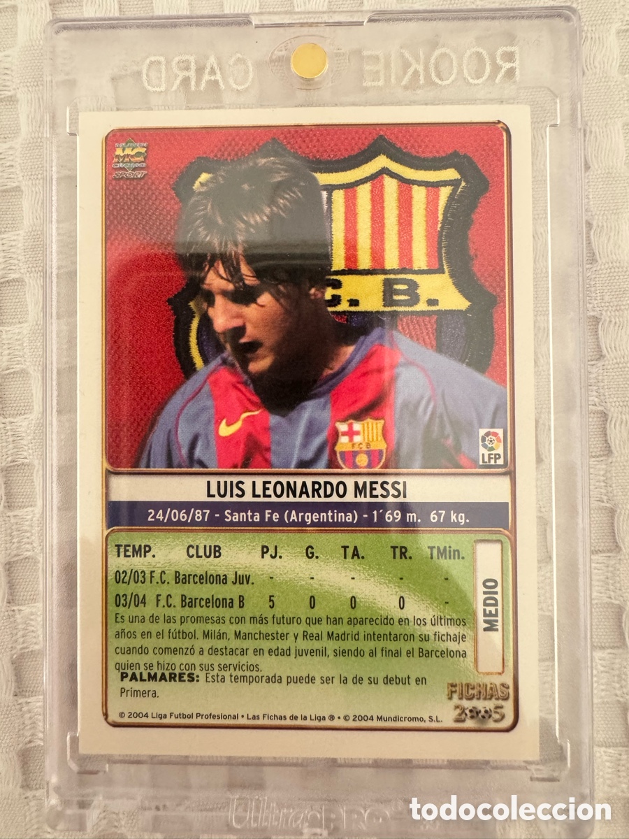 Cromos de f&uacute;tbol: Messi Mundicromo 2005 - Foto 2