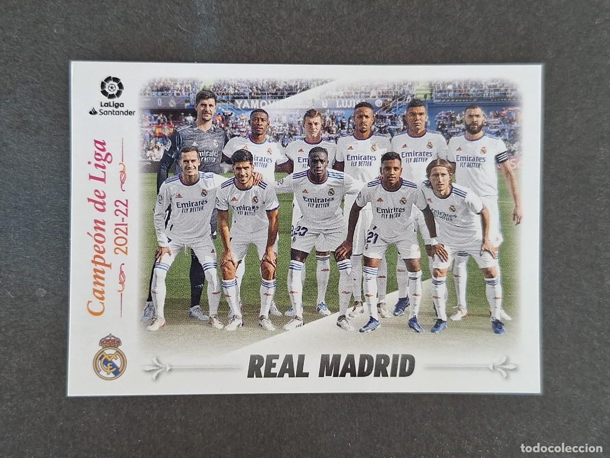 Cromos de f&uacute;tbol: L2 EQUIPO REAL MADRID CUADRO DE HONOR LIGA ESTE 2022 2023 22 23 NUNCA PEGADO SIN PEGAR