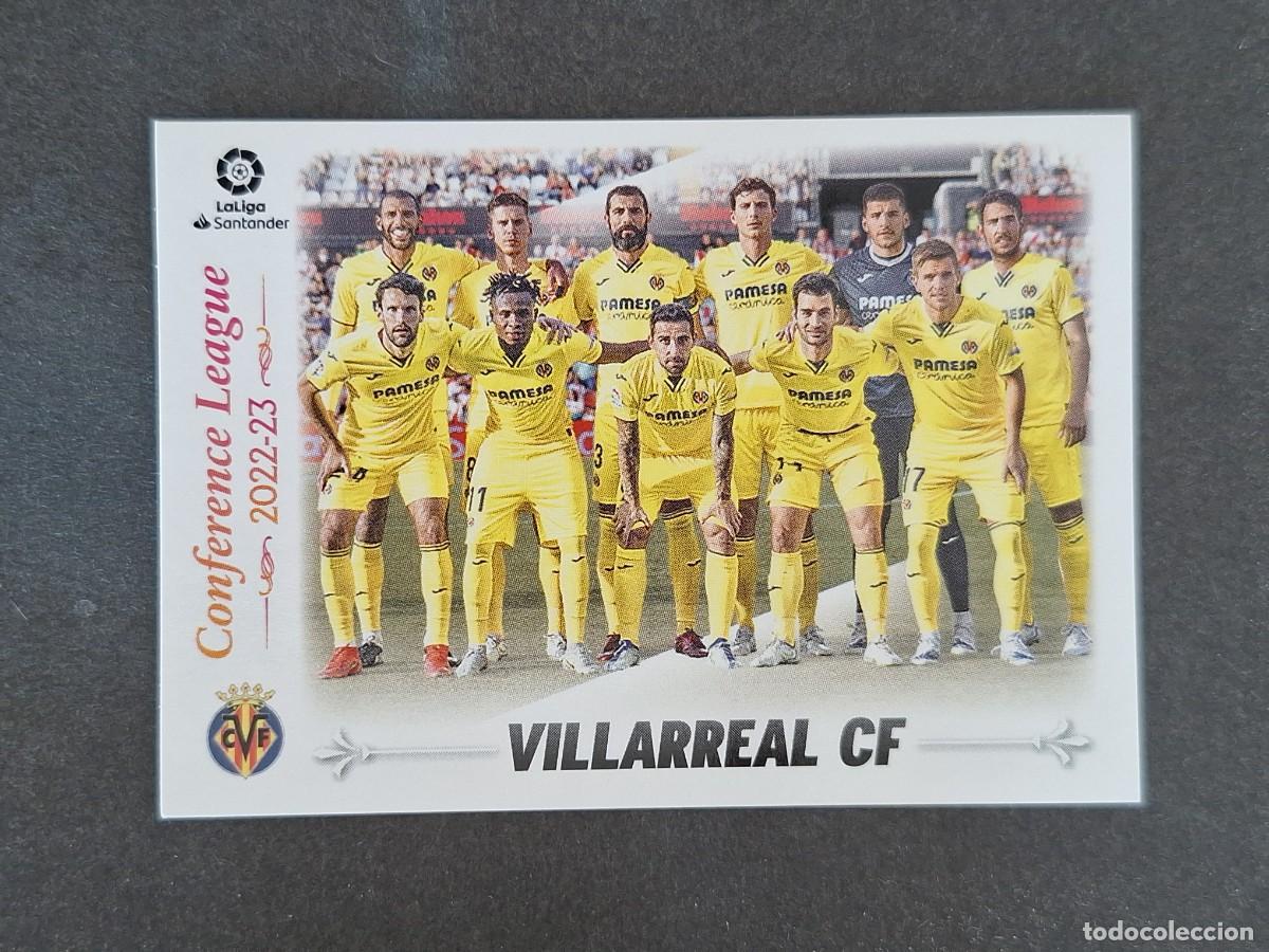 Cromos de f&uacute;tbol: L2 EQUIPO VILLARREAL C. F. CUADRO DE HONOR LIGA ESTE 2022 2023 22 23 NUNCA PEGADO SIN PEGAR
