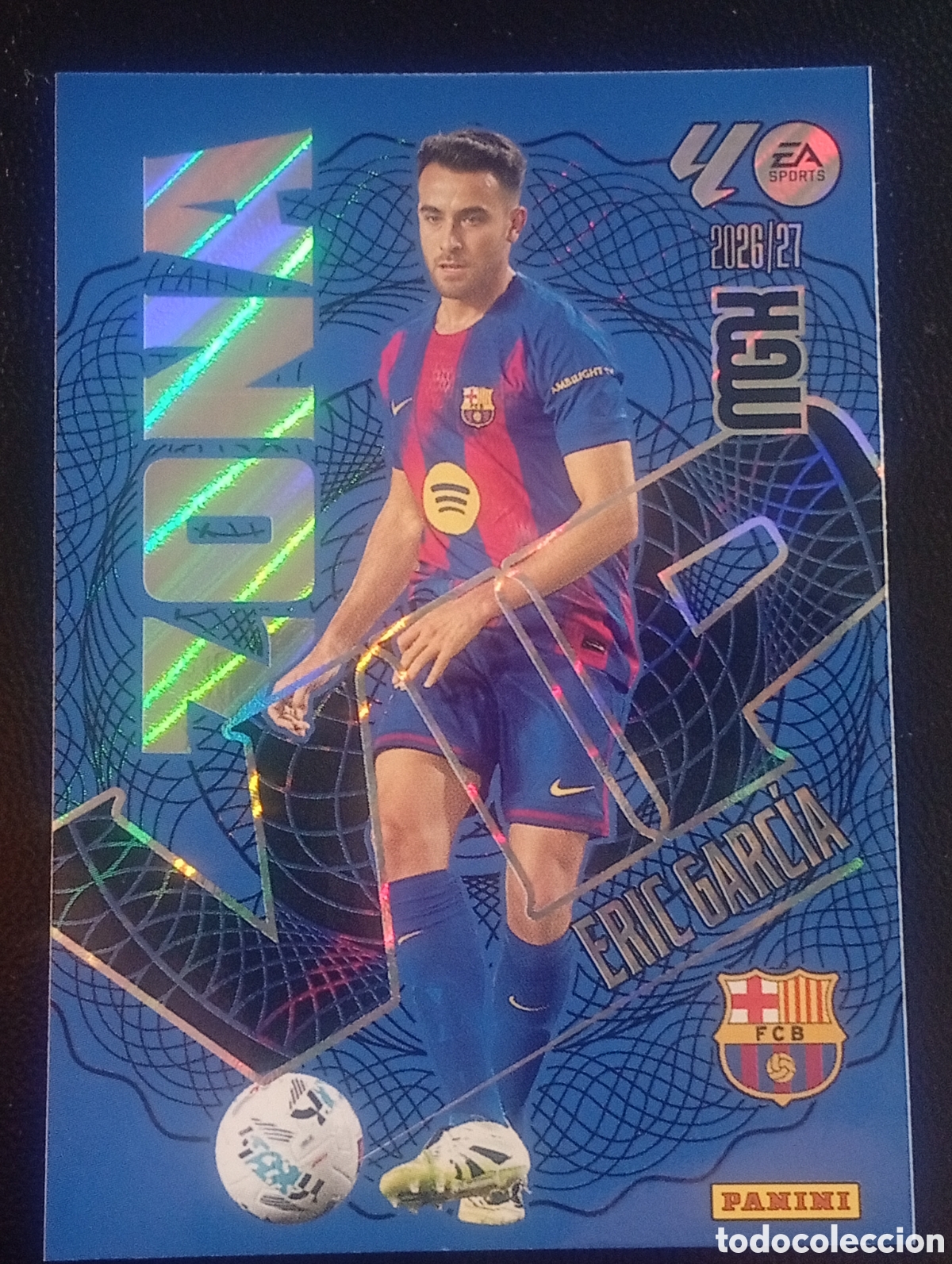 Cromos de f&uacute;tbol: 393 zona vip ERIC GARCIA BARCELONA MEGACRACKS 2026 2027 26 27 CARDS PANINI