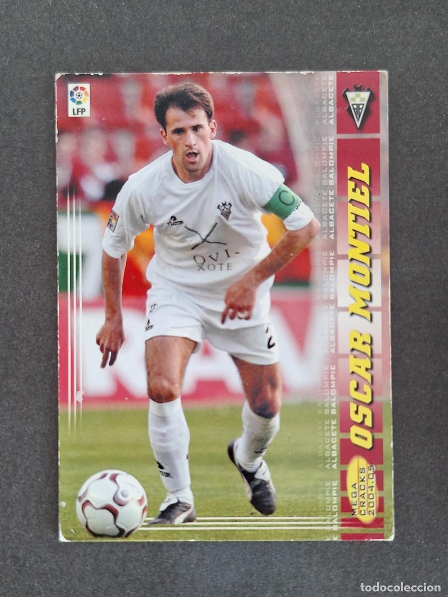 Cromos de f&uacute;tbol: L3 OSCAR MONTIEL ALBACETE BALOMPIE 3 PANINI MEGACRACKS 2004 2005 04 05