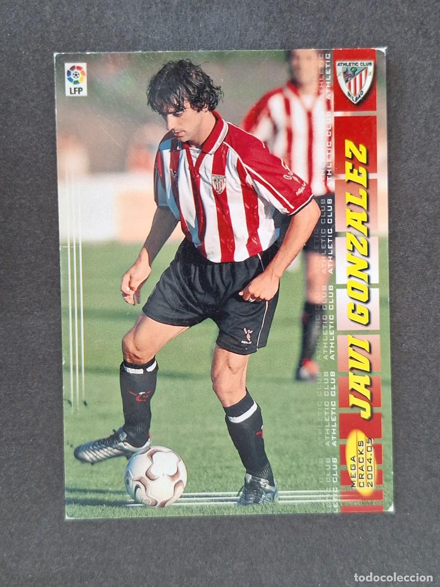 Cromos de f&uacute;tbol: L3 JAVI GONZALEZ ATHLETIC CLUB DE BILBAO 21 PANINI MEGACRACKS 2004 2005 04 05