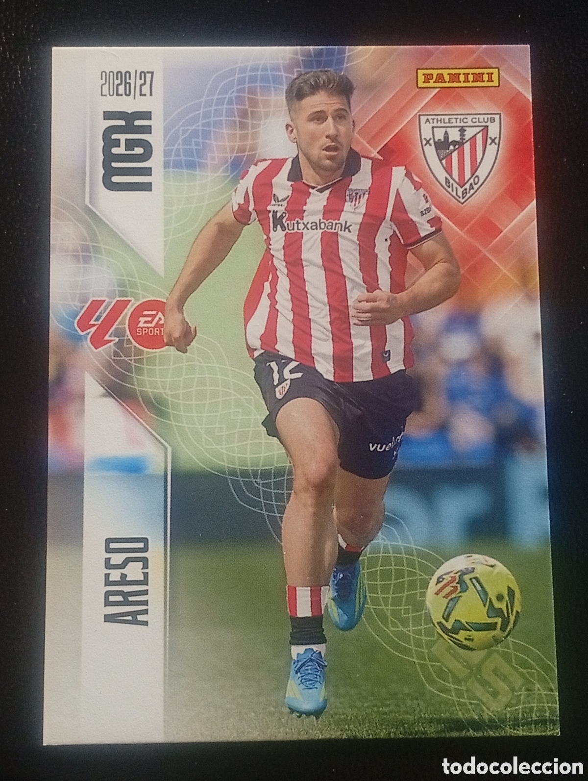 Cromos de f&uacute;tbol: 40 ARESO ATHLETIC DE BILBAO MEGACRACKS 2026 2027 26 27 CARDS PANINI