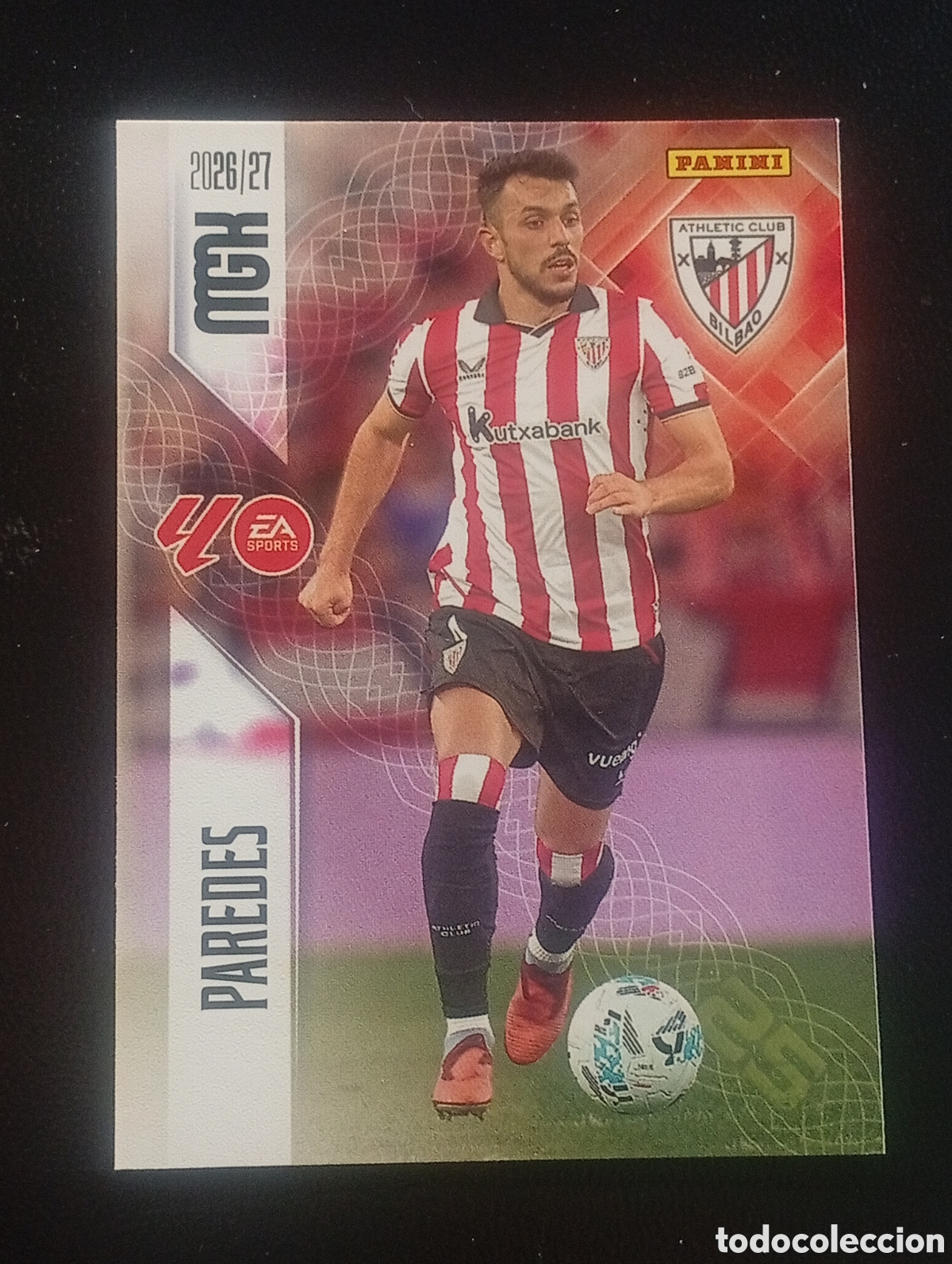 Cromos de f&uacute;tbol: 42 PAREDES ATHLETIC DE BILBAO MEGACRACKS 2026 2027 26 27 CARDS PANINI