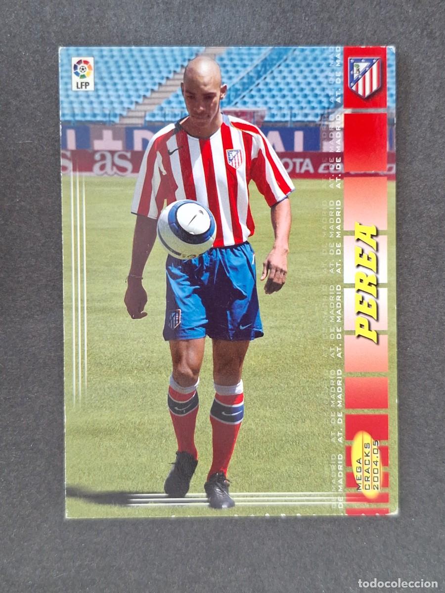 Cromos de f&uacute;tbol: L3 PEREA ATLETICO DE MADRID 40 PANINI MEGACRACKS 2004 2005 04 05