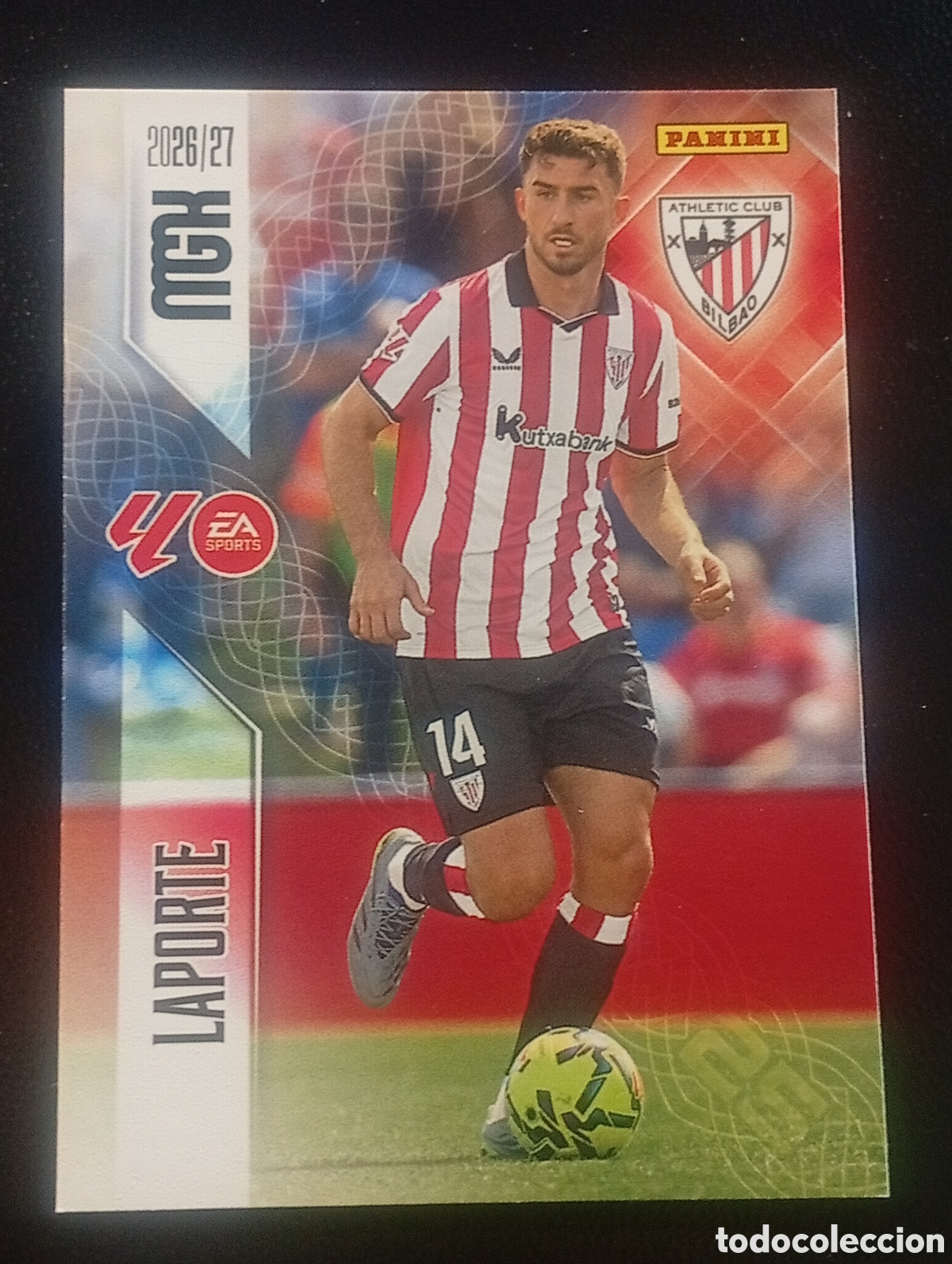 Cromos de f&uacute;tbol: 43 LAPORTE ATHLETIC DE BILBAO MEGACRACKS 2026 2027 26 27 CARDS PANINI