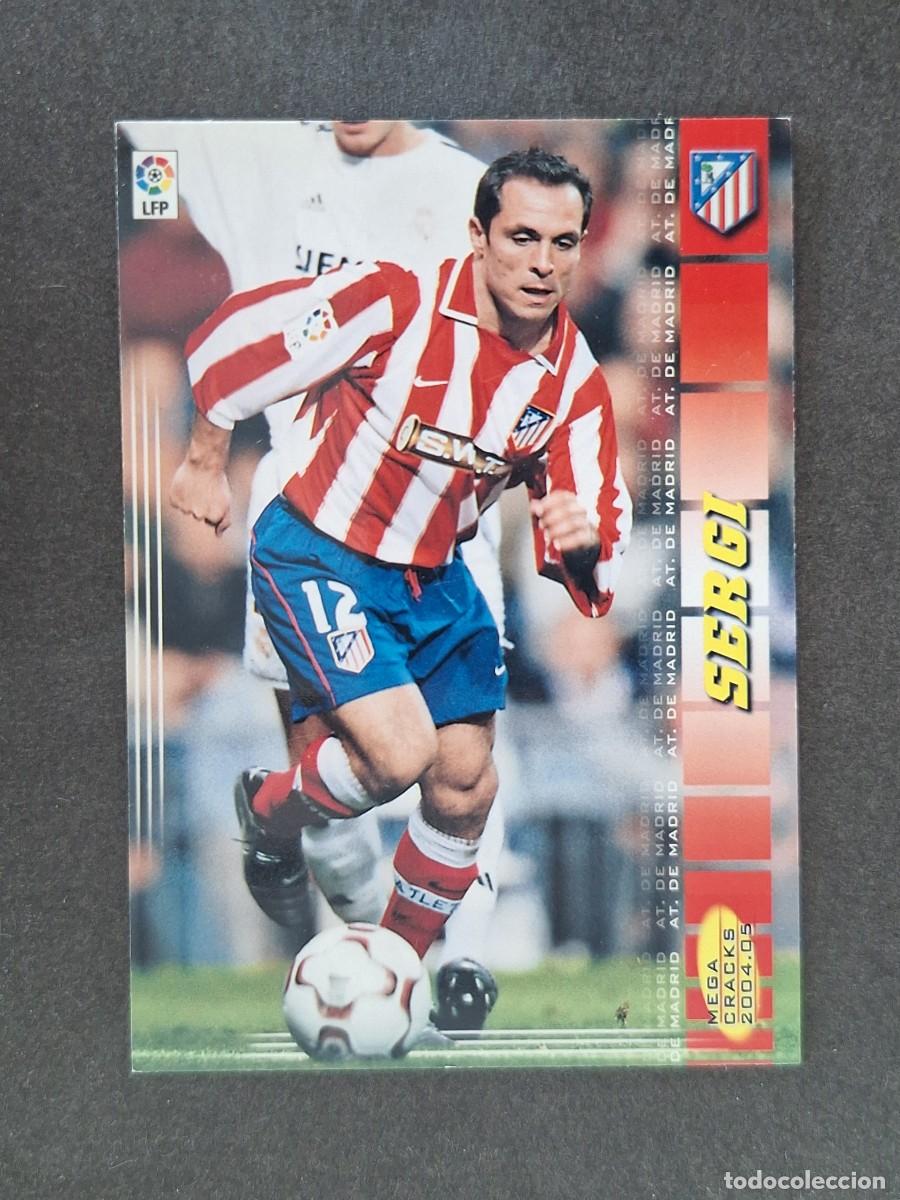 Cromos de f&uacute;tbol: L3 SERGI ATLETICO DE MADRID 44 PANINI MEGACRACKS 2004 2005 04 05