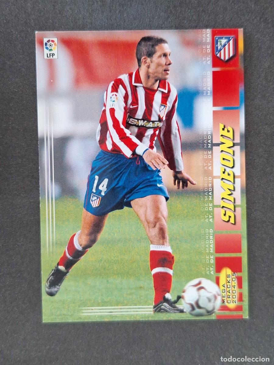 Cromos de f&uacute;tbol: L3 SIMEONE ATLETICO DE MADRID 45 PANINI MEGACRACKS 2004 2005 04 05
