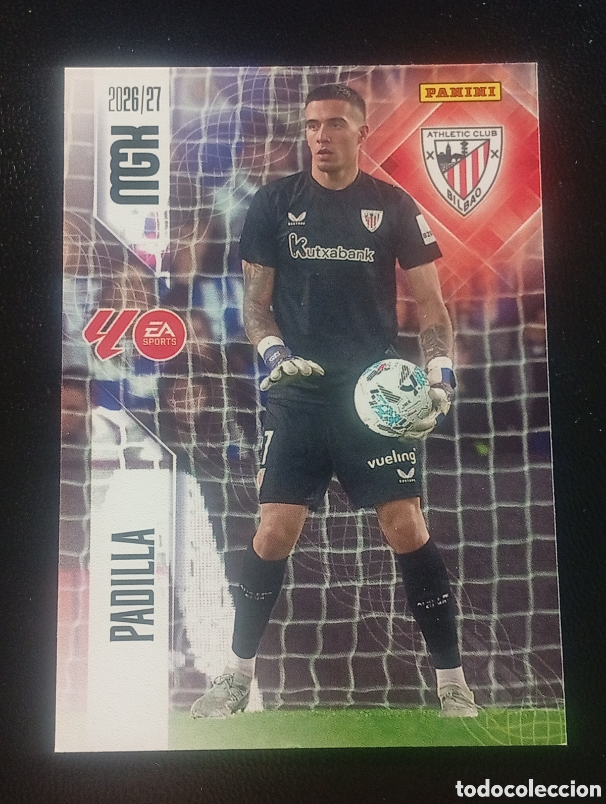 Cromos de f&uacute;tbol: 39 PADILLA ATHLETIC DE BILBAO MEGACRACKS 2026 2027 26 27 CARDS PANINI