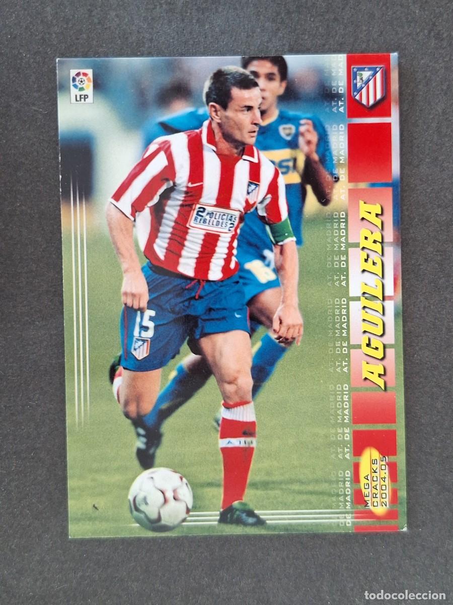 Cromos de f&uacute;tbol: L3 AGUILERA ATLETICO DE MADRID 47 PANINI MEGACRACKS 2004 2005 04 05
