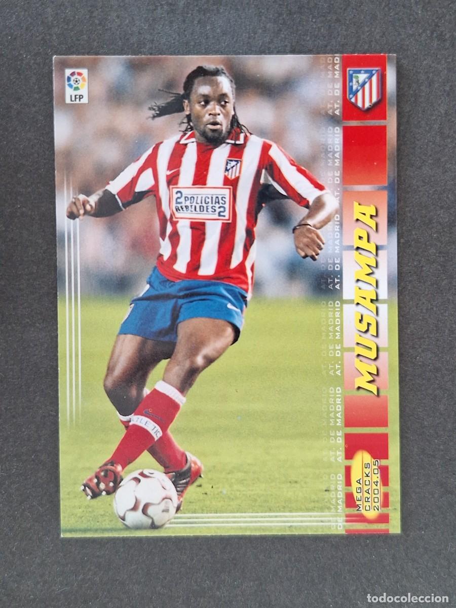 Cromos de f&uacute;tbol: L3 MUSAMPA ATLETICO DE MADRID 49 PANINI MEGACRACKS 2004 2005 04 05