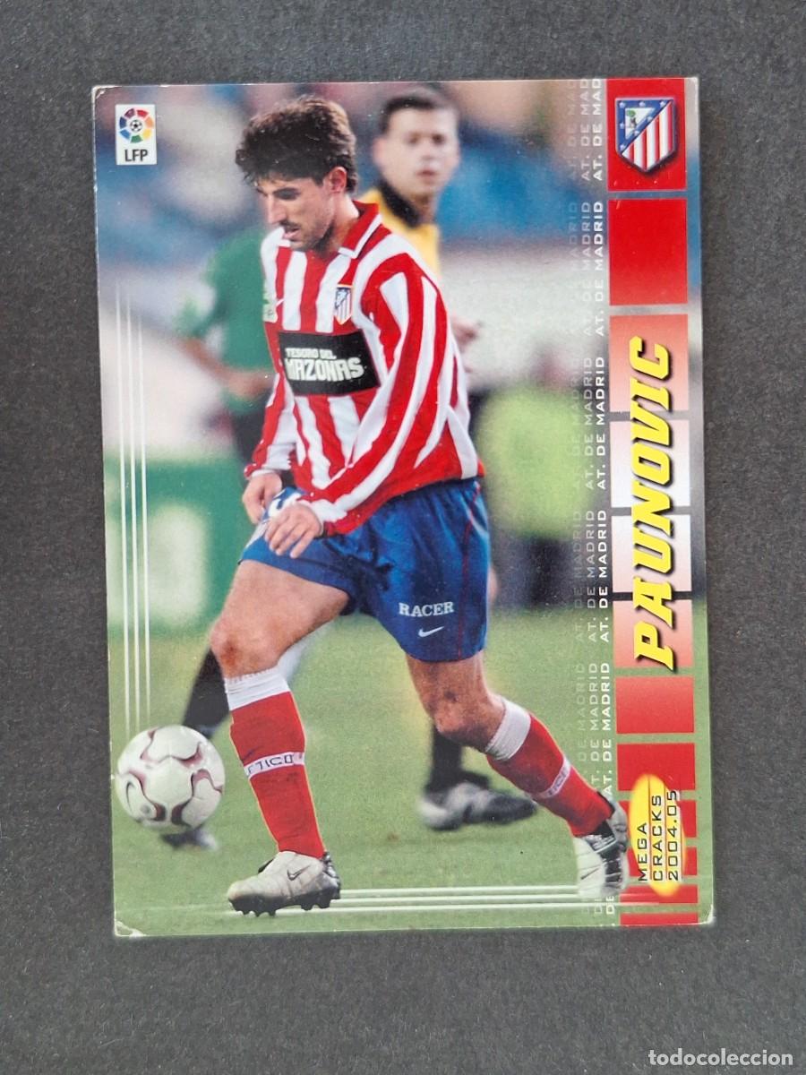 Cromos de f&uacute;tbol: L3 PAUNOVIC ATLETICO DE MADRID 53 PANINI MEGACRACKS 2004 2005 04 05