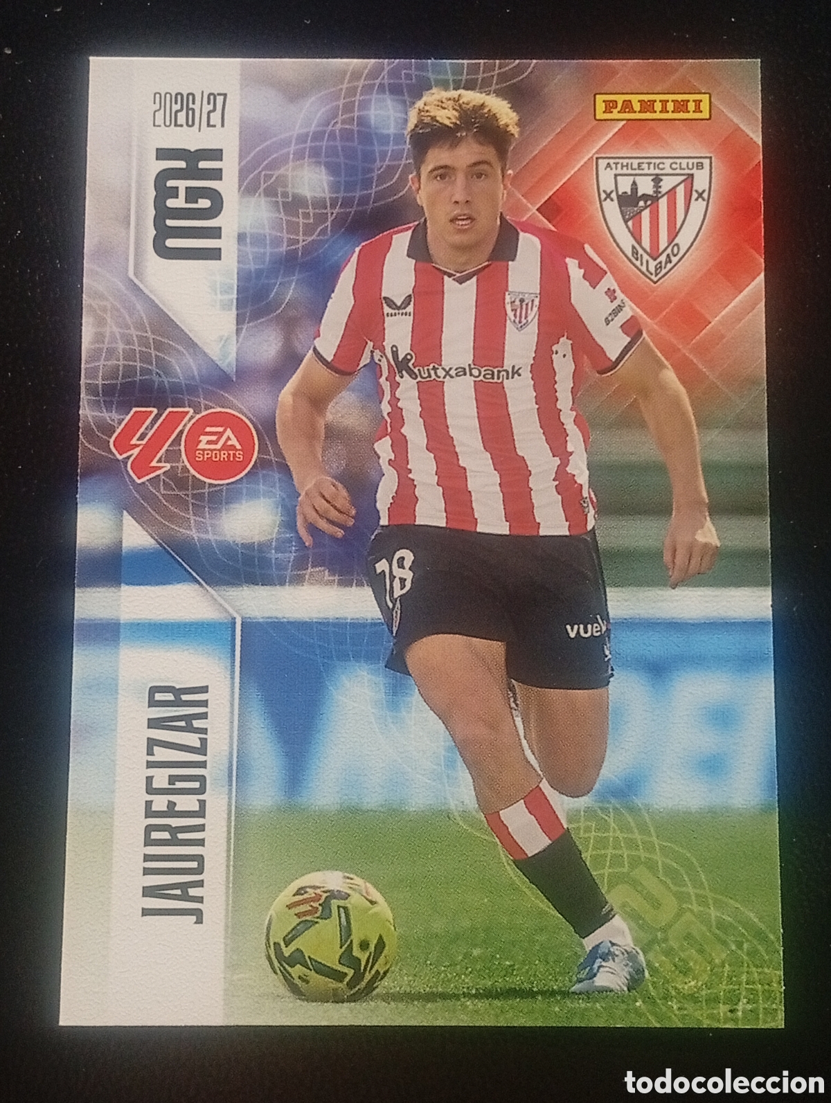 Cromos de f&uacute;tbol: 46 JAUREGIZAR ATHLETIC DE BILBAO MEGACRACKS 2026 2027 26 27 CARDS PANINI