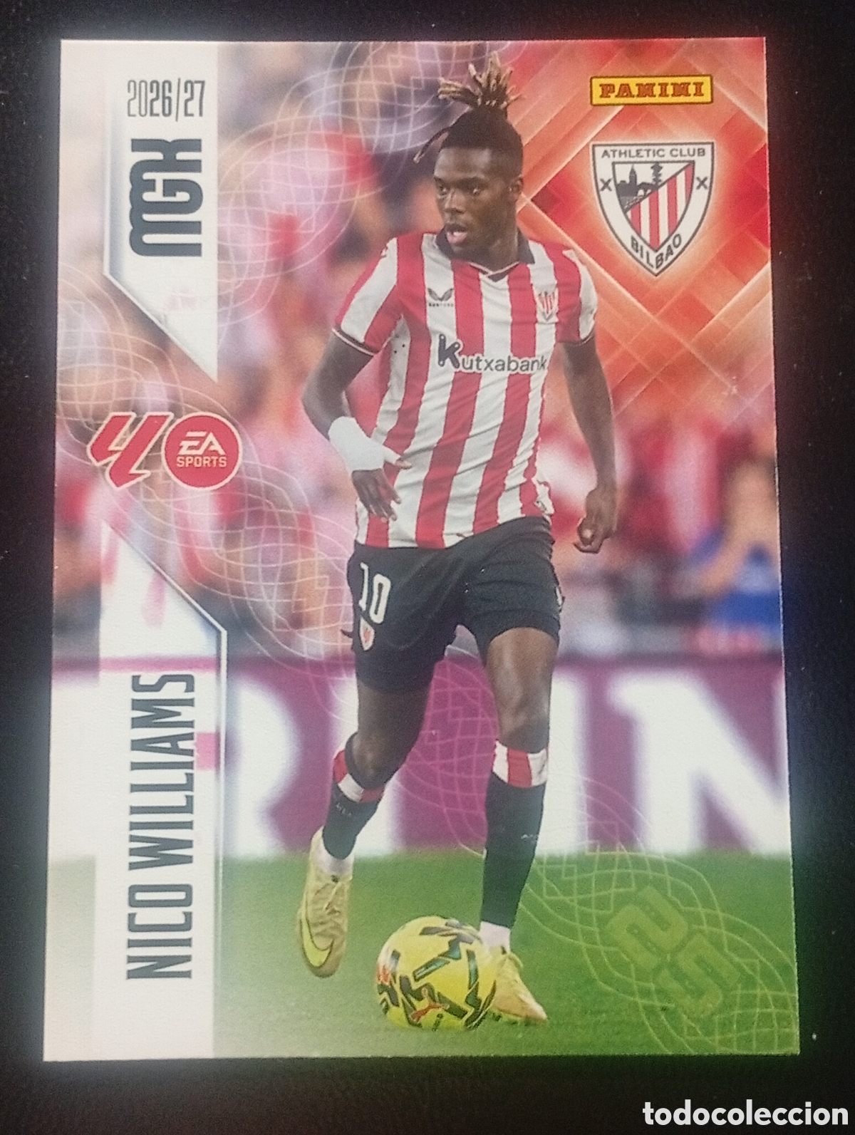 Cromos de f&uacute;tbol: 54 NICO WILLIAMS ATHLETIC DE BILBAO MEGACRACKS 2026 2027 26 27 CARDS PANINI