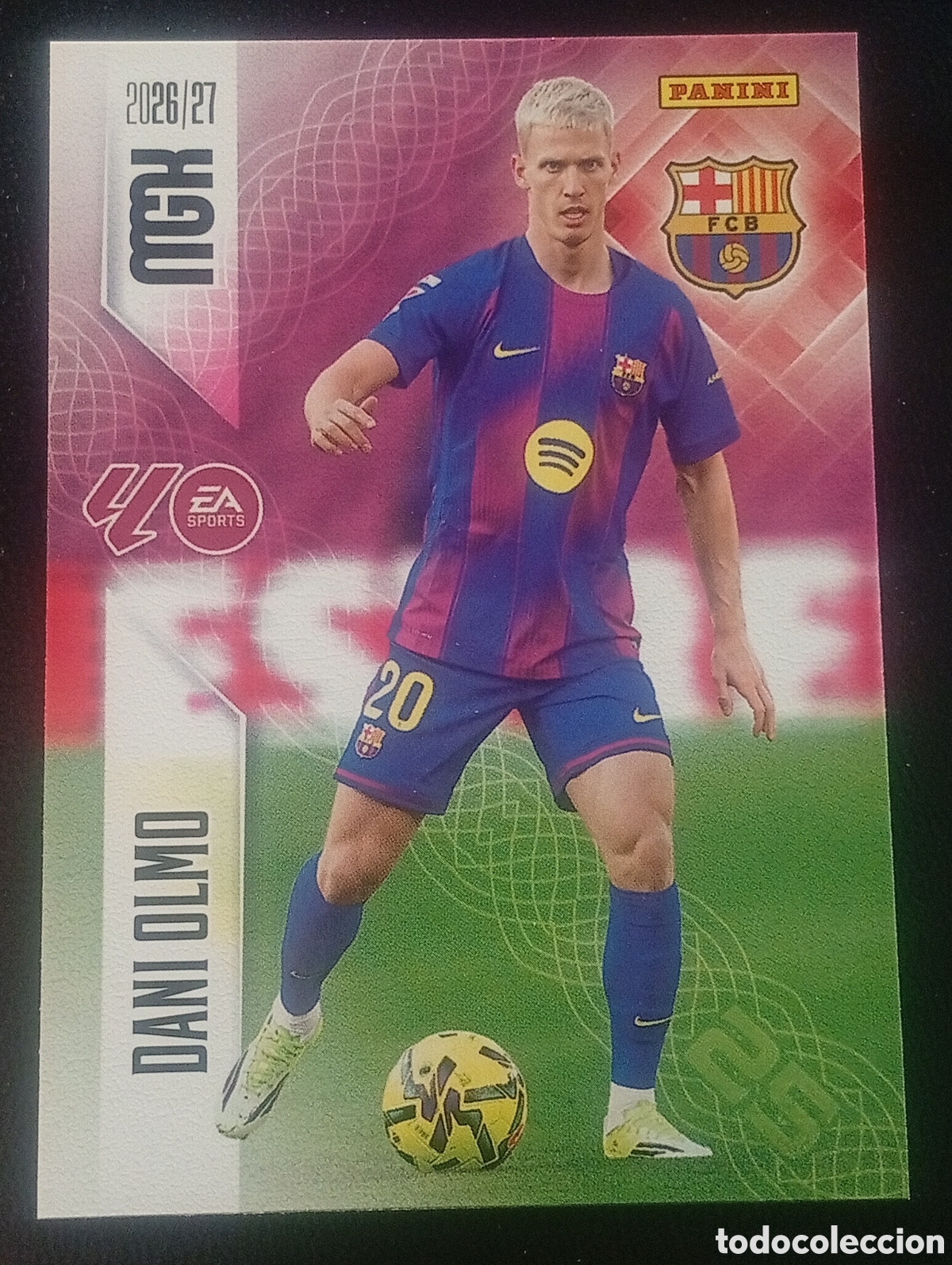 Cromos de f&uacute;tbol: 87 DANI OLMO BARCELONA MEGACRACKS 2026 2027 26 27 CARDS PANINI