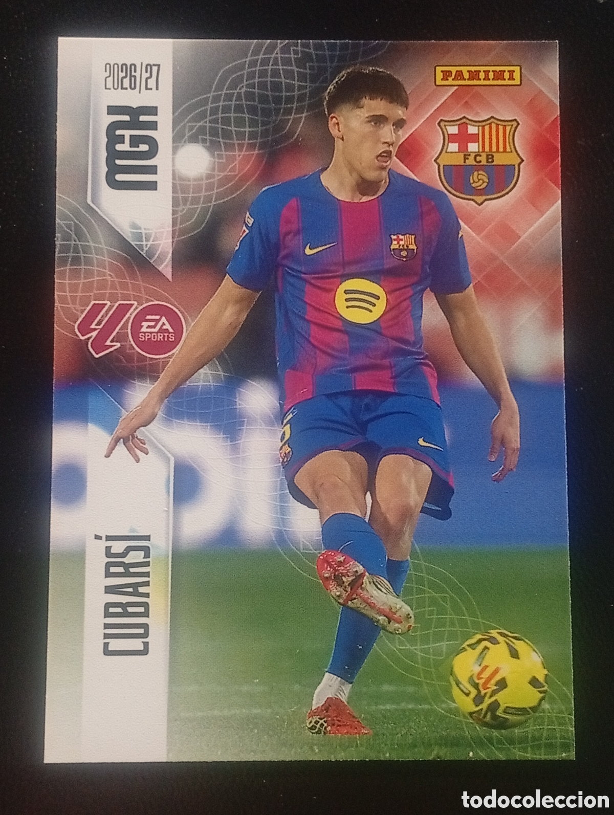 Cromos de f&uacute;tbol: 78 CUBARSI BARCELONA MEGACRACKS 2026 2027 26 27 CARDS PANINI