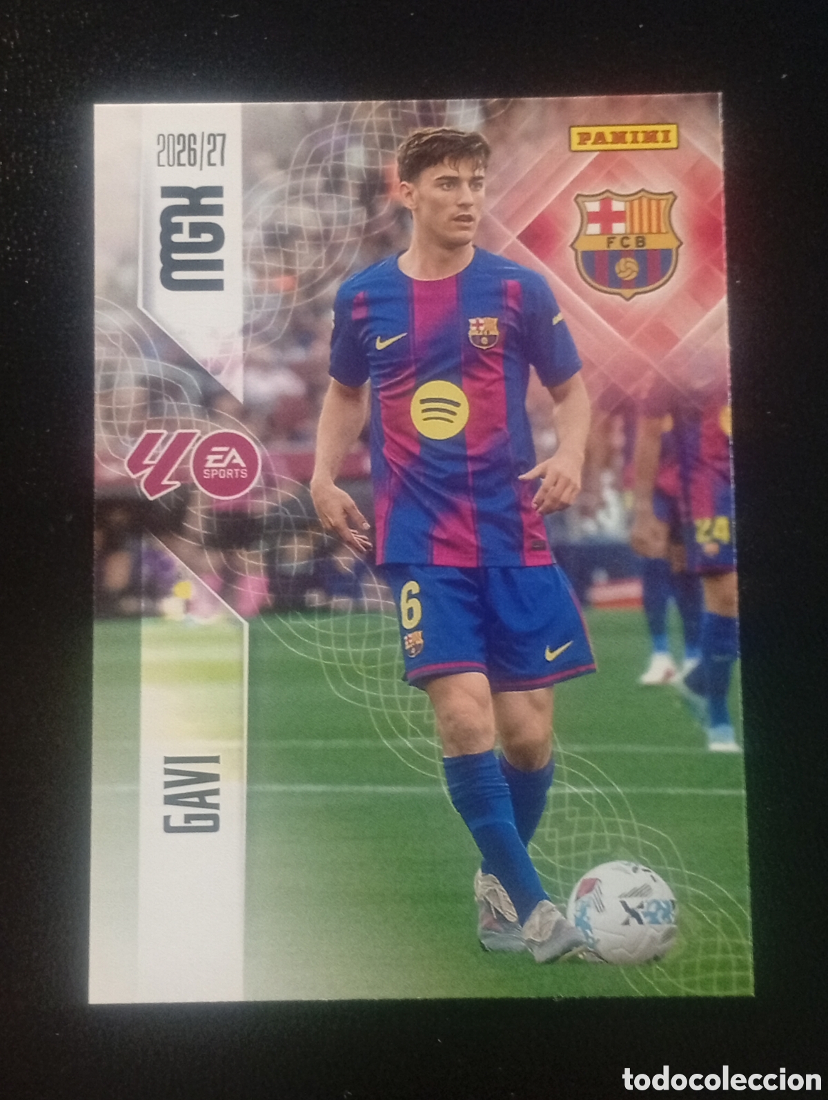 Cromos de f&uacute;tbol: 84 GAVI BARCELONA MEGACRACKS 2026 2027 26 27 CARDS PANINI