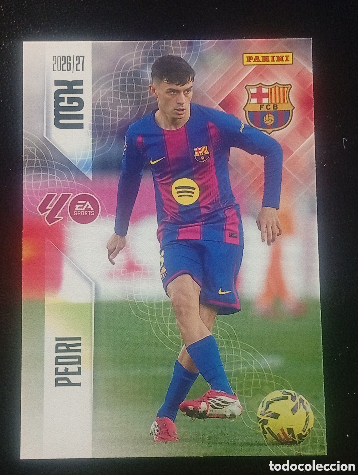 Cromos de f&uacute;tbol: 85 PEDRI BARCELONA MEGACRACKS 2026 2027 26 27 CARDS PANINI