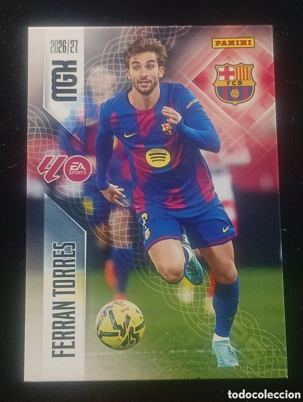 Cromos de f&uacute;tbol: 90 FERRAN TORRES BARCELONA MEGACRACKS 2026 2027 26 27 CARDS PANINI