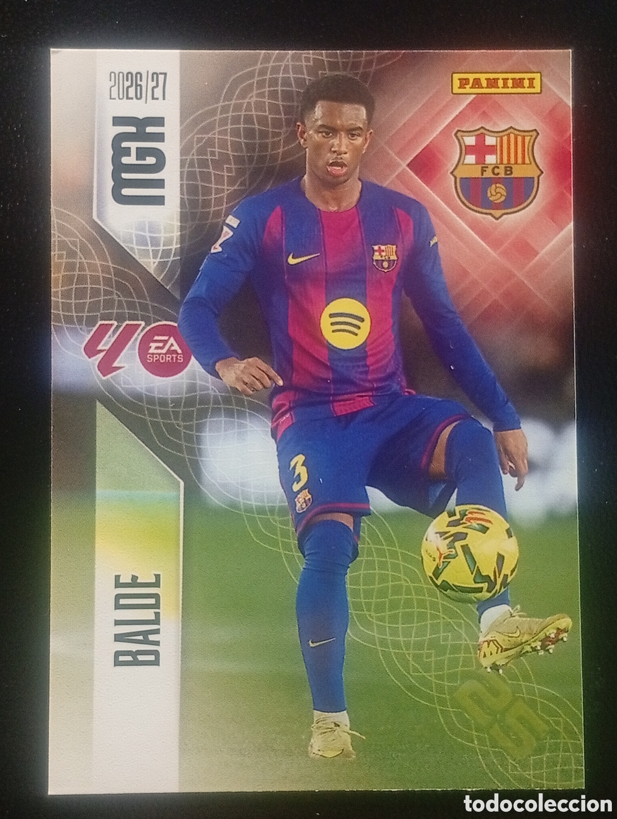 Cromos de f&uacute;tbol: 81 BALDE BARCELONA MEGACRACKS 2026 2027 26 27 CARDS PANINI