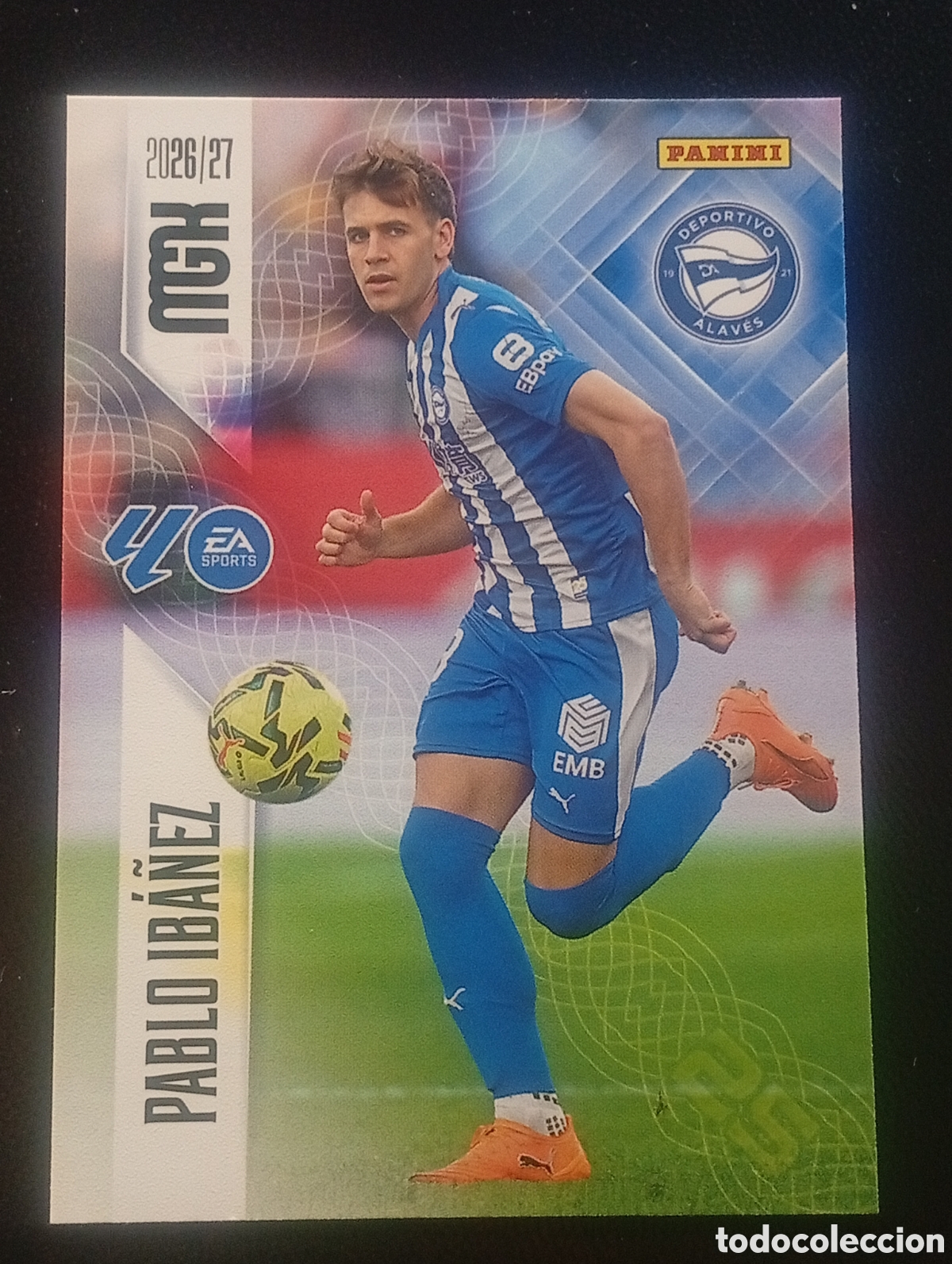 Cromos de f&uacute;tbol: 31 PABLO IB&Aacute;&Ntilde;EZ DEPORTIVO ALAVES MEGACRACKS 2026 2027 26 27 CARDS PANINI