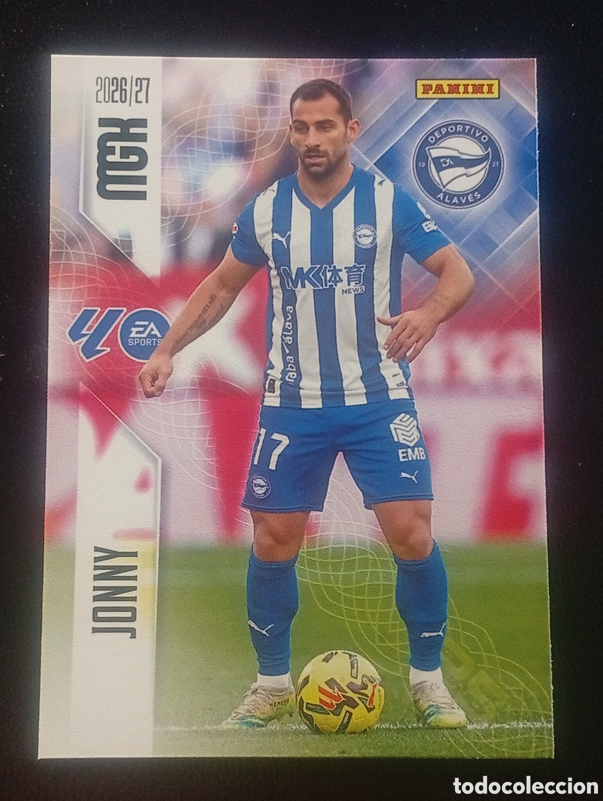 Cromos de f&uacute;tbol: 22 JONNY DEPORTIVO ALAVES MEGACRACKS 2026 2027 26 27 CARDS PANINI