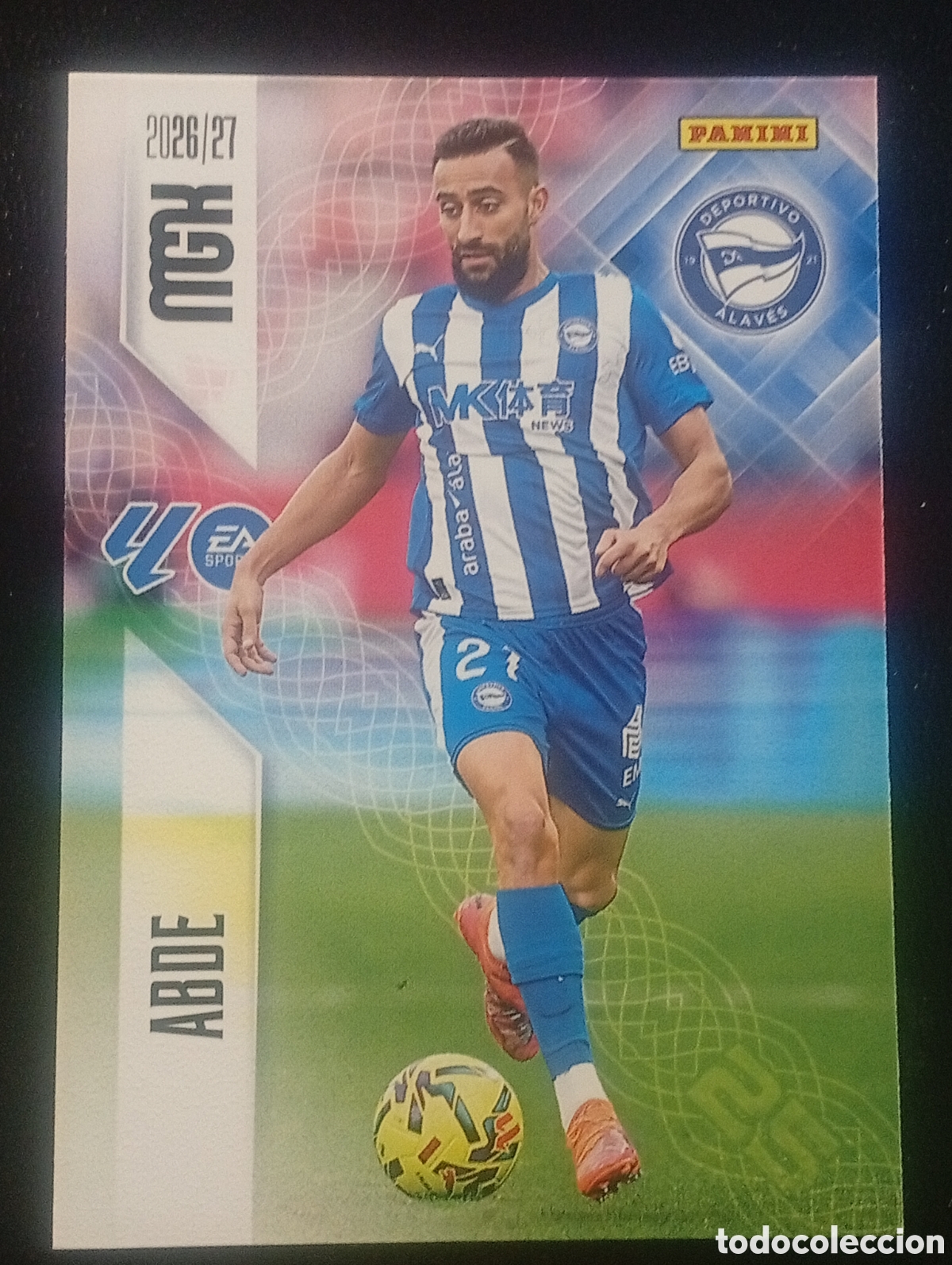 Cromos de f&uacute;tbol: 34 ABDE DEPORTIVO ALAVES MEGACRACKS 2026 2027 26 27 CARDS PANINI