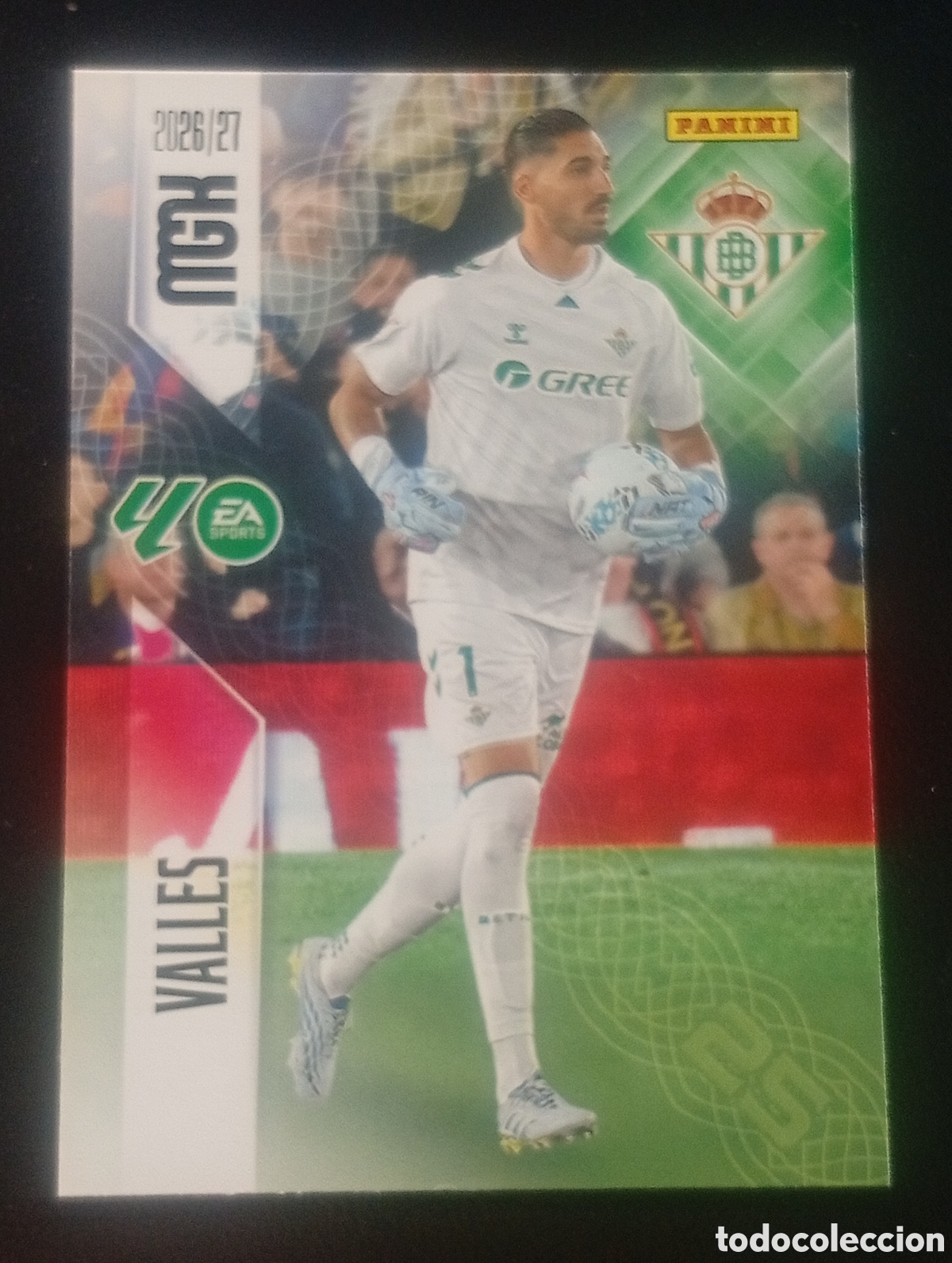 Cromos de f&uacute;tbol: 92 VALLES BETIS MEGACRACKS 2026 2027 26 27 CARDS PANINI