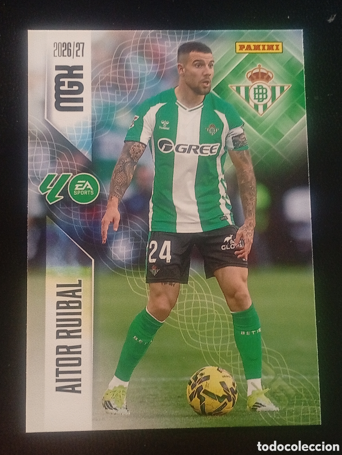 Cromos de f&uacute;tbol: 94 AITOR RUIBAL BETIS MEGACRACKS 2026 2027 26 27 CARDS PANINI