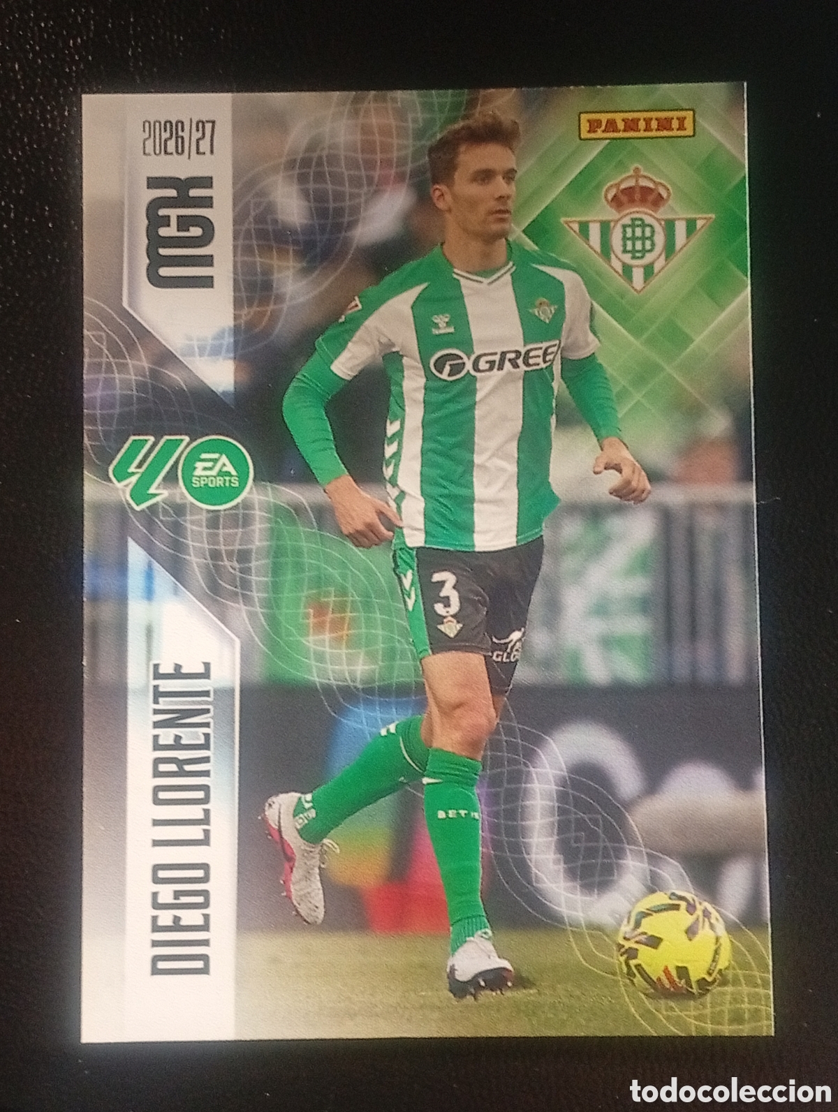 Cromos de f&uacute;tbol: 96 DIEGO LLORENTE BETIS MEGACRACKS 2026 2027 26 27 CARDS PANINI