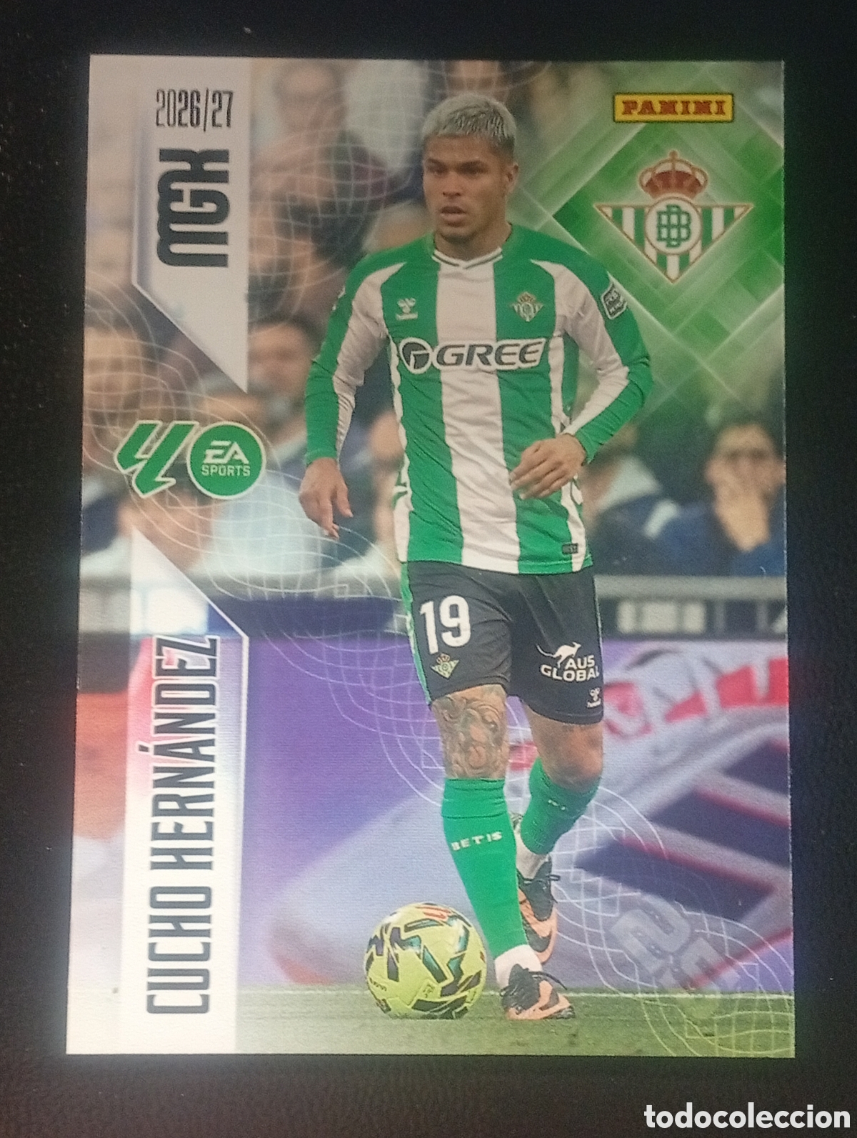 Cromos de f&uacute;tbol: 107 CUCHO FERN&Aacute;NDEZ BETIS MEGACRACKS 2026 2027 26 27 CARDS PANINI