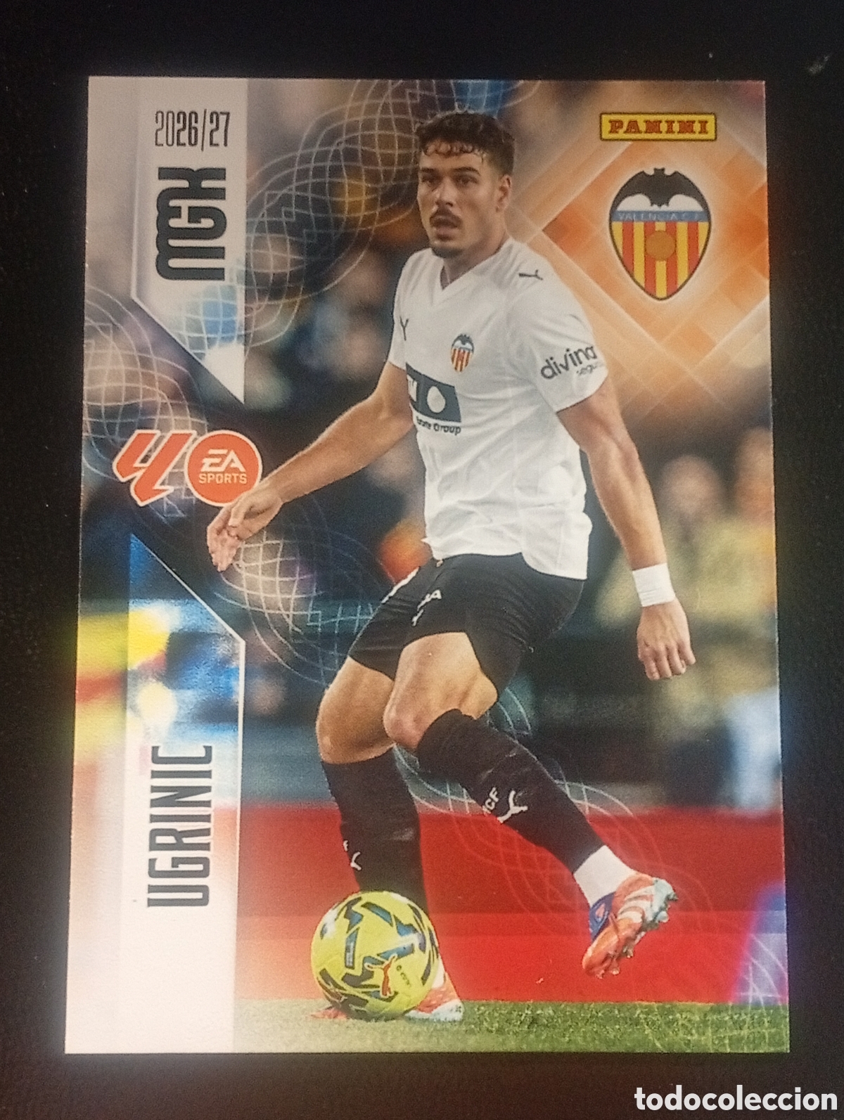 Cromos de f&uacute;tbol: 356 UGRINIC VALENCIA MEGACRACKS 2026 2027 26 27 CARDS PANINI