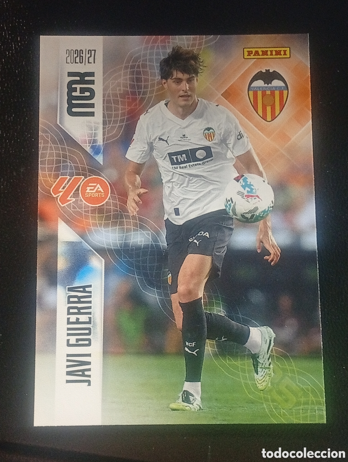 Cromos de f&uacute;tbol: 354 JAVI GUERRA VALENCIA MEGACRACKS 2026 2027 26 27 CARDS PANINI