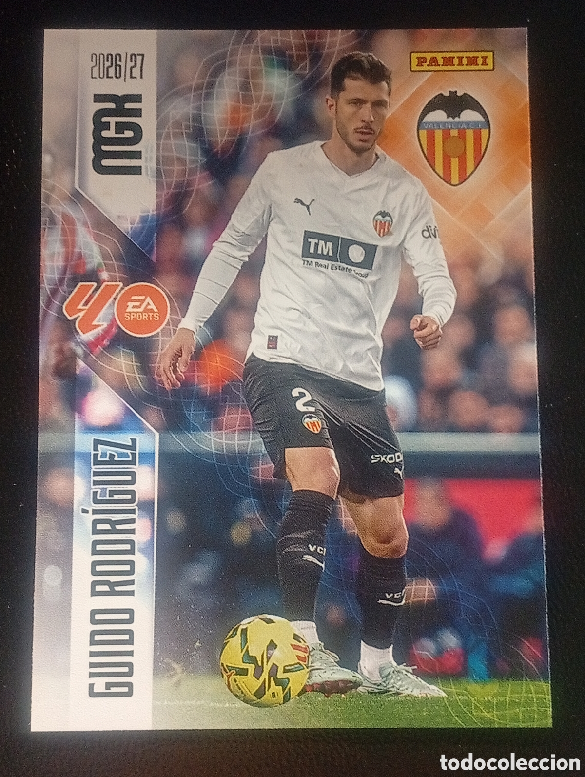 Cromos de f&uacute;tbol: 353 GUIDO RODR&Iacute;GUEZ VALENCIA MEGACRACKS 2026 2027 26 27 CARDS PANINI