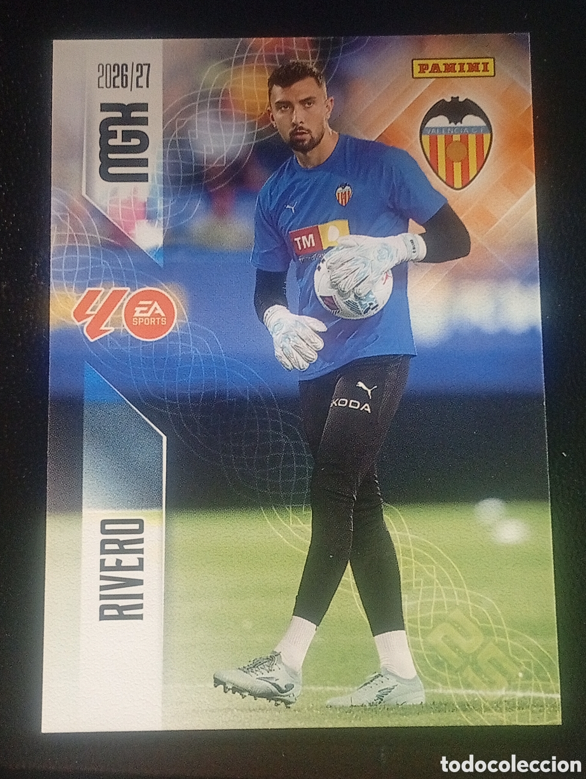 Cromos de f&uacute;tbol: 345 RIVERO VALENCIA MEGACRACKS 2026 2027 26 27 CARDS PANINI