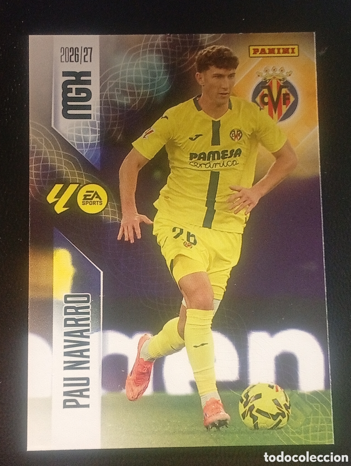 Cromos de f&uacute;tbol: 365 PAU NAVARRO VILLARREAL MEGACRACKS 2026 2027 26 27 CARDS PANINI