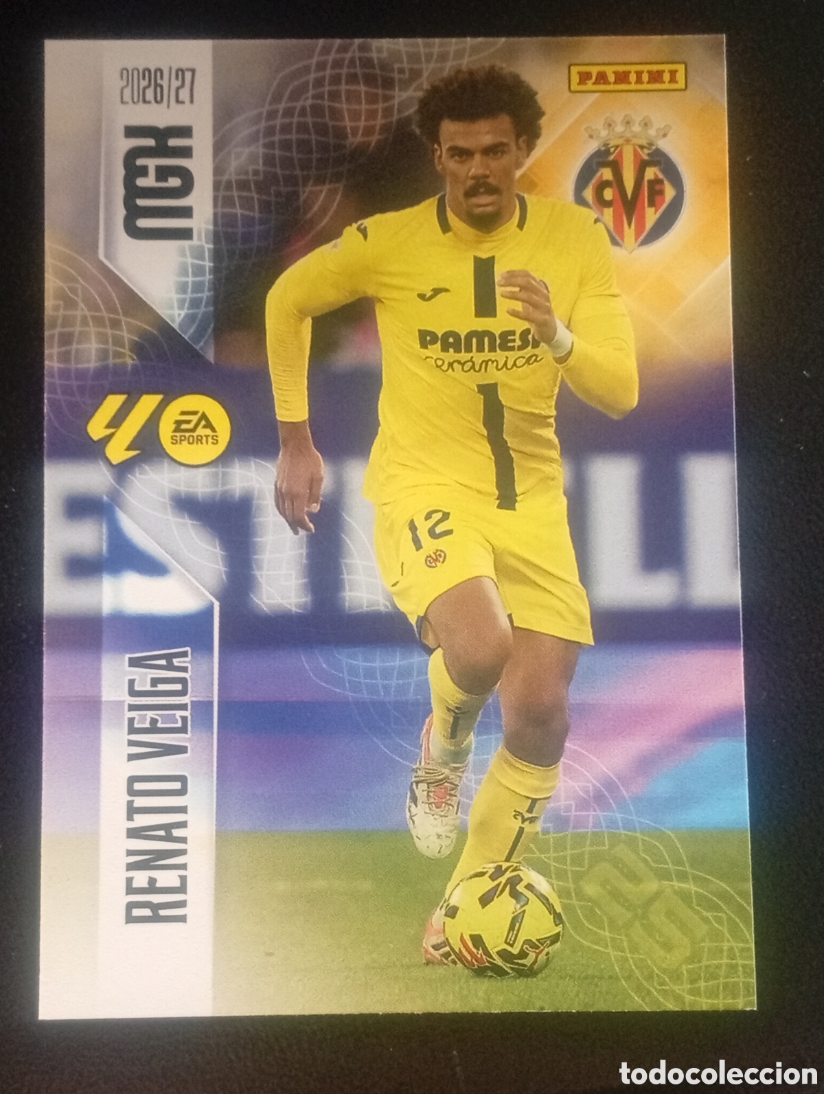 Cromos de f&uacute;tbol: 368 RENATO VEIGA VILLARREAL MEGACRACKS 2026 2027 26 27 CARDS PANINI