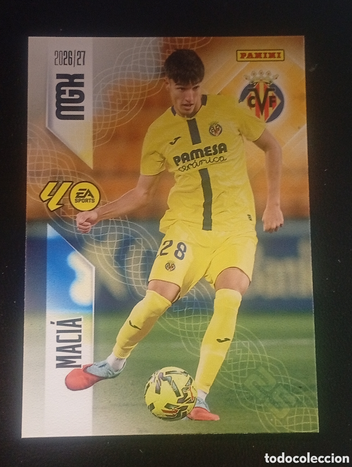 Cromos de f&uacute;tbol: 371 MACIA VILLARREAL MEGACRACKS 2026 2027 26 27 CARDS PANINI
