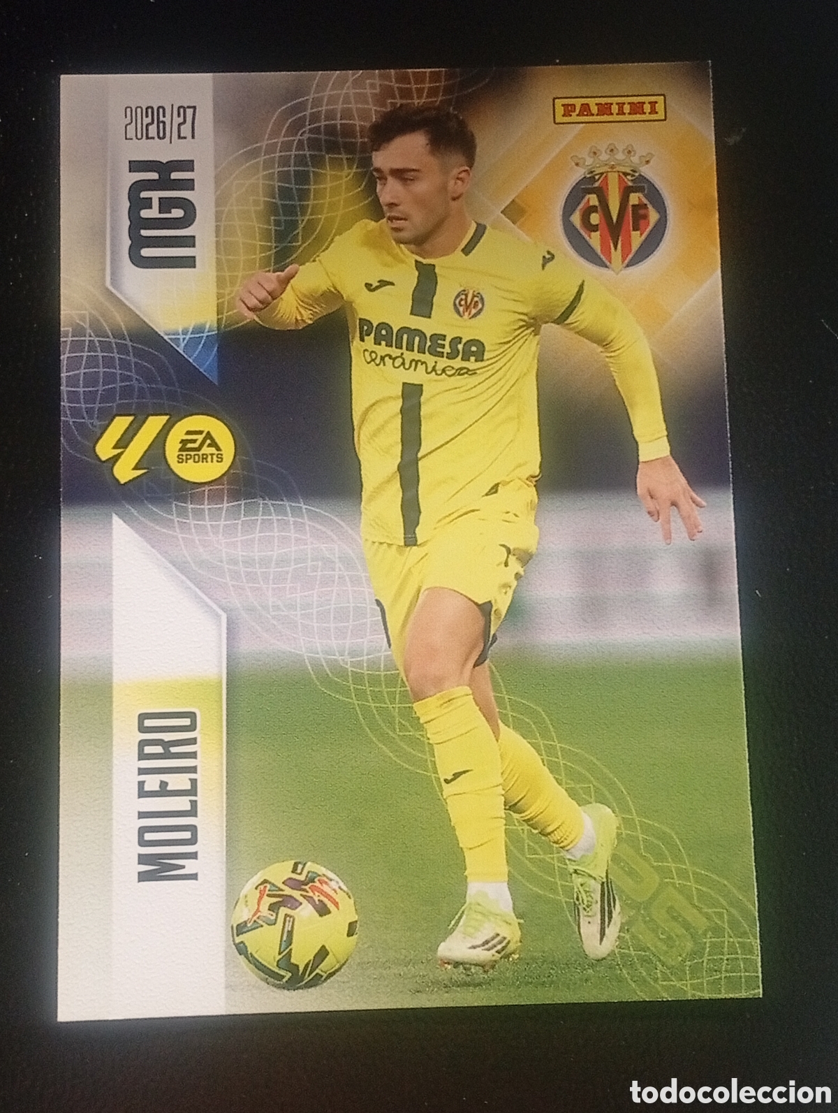 Cromos de f&uacute;tbol: 373 MOLEIRO VILLARREAL MEGACRACKS 2026 2027 26 27 CARDS PANINI