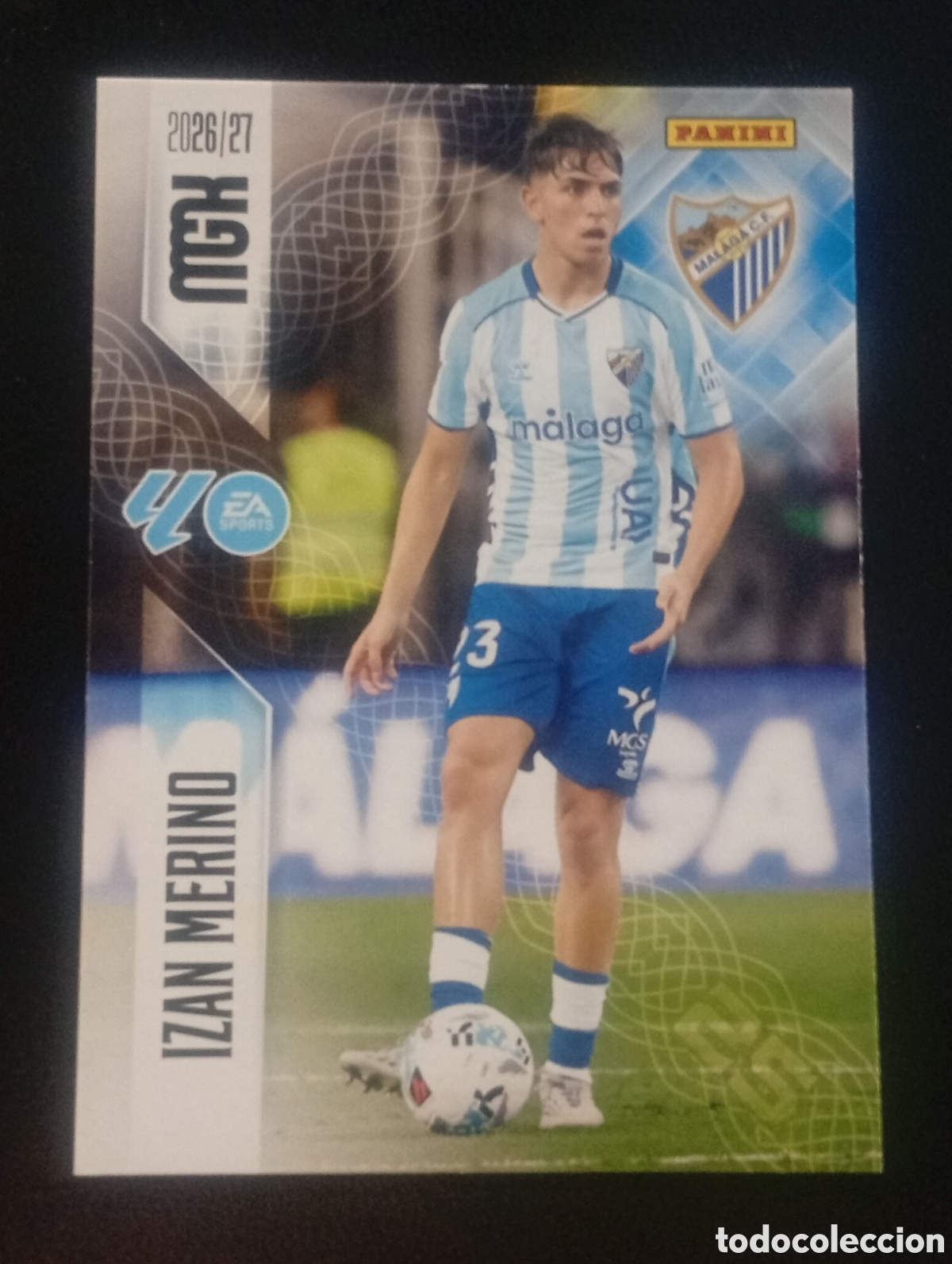 Cromos de f&uacute;tbol: 244 IZAN MERINO M&Aacute;LAGA MEGACRACKS 2026 2027 26 27 CARDS PANINI