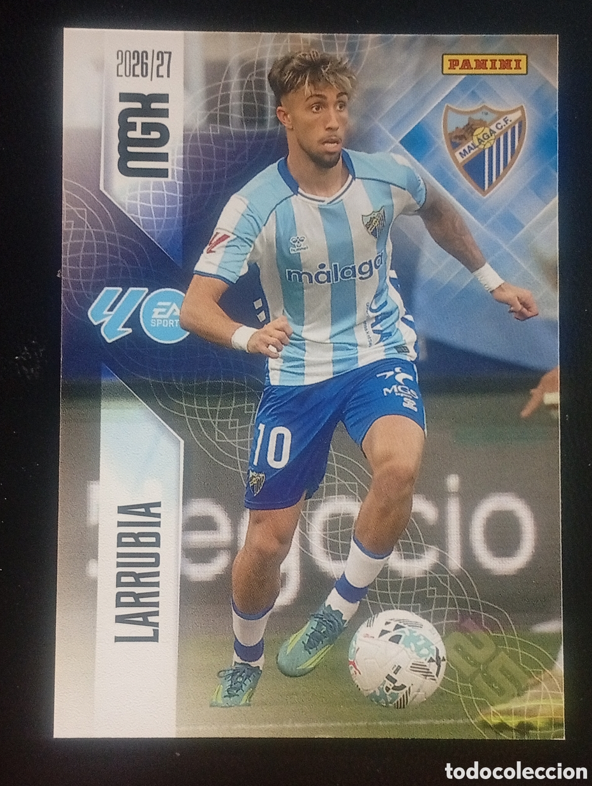 Cromos de f&uacute;tbol: 248 LARRUBIA M&Aacute;LAGA MEGACRACKS 2026 2027 26 27 CARDS PANINI