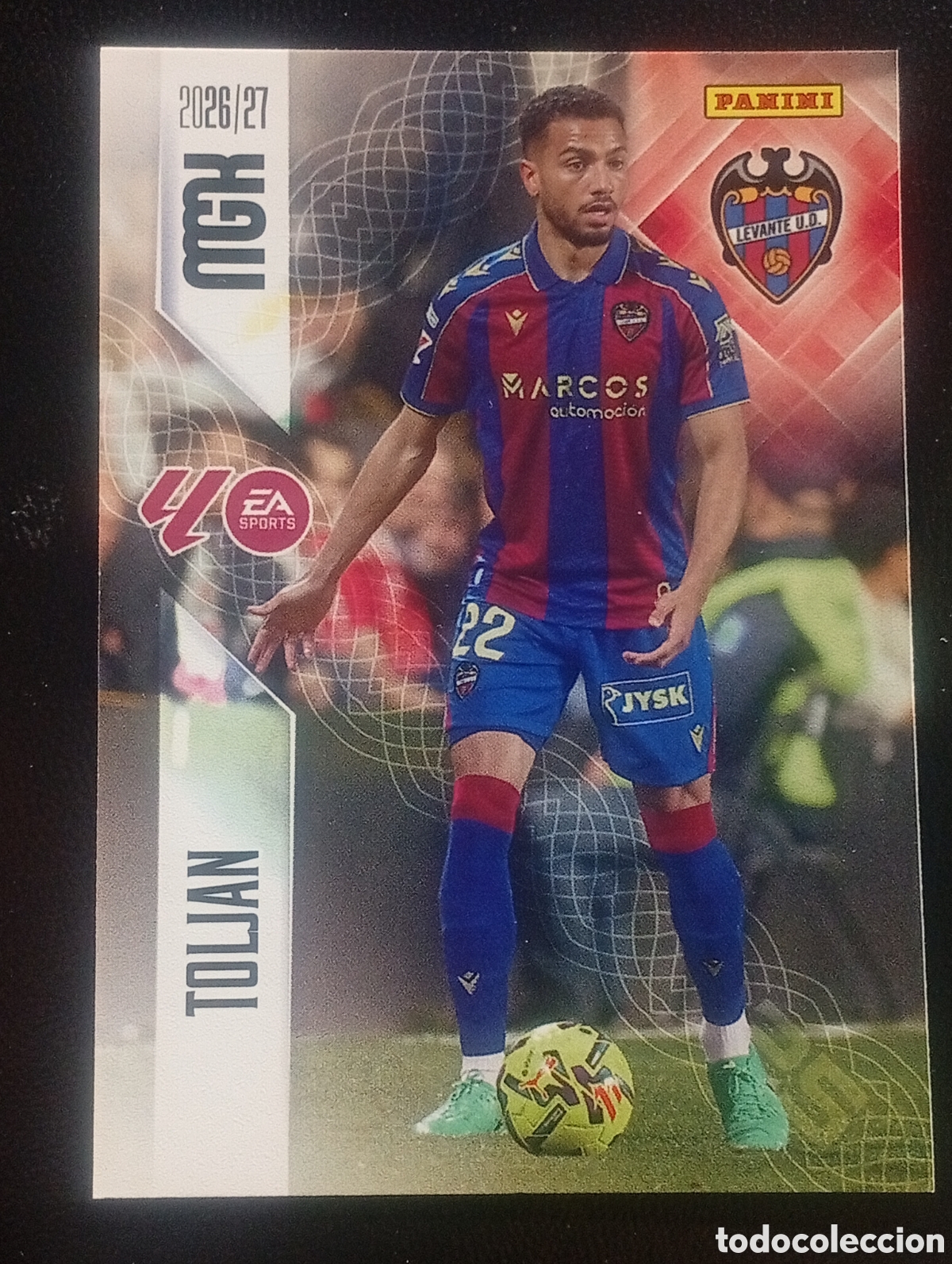 Cromos de f&uacute;tbol: 202 TOLJAN LEVANTE MEGACRACKS 2026 2027 26 27 CARDS PANINI