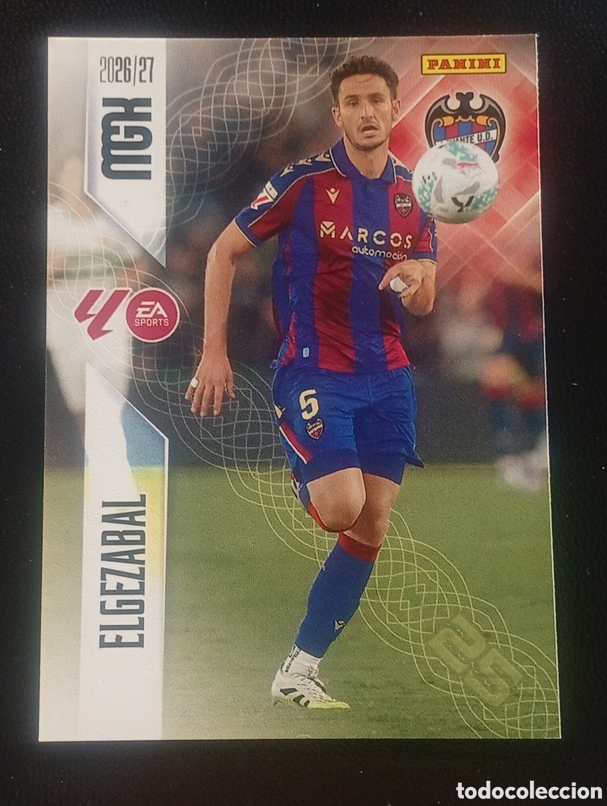Cromos de f&uacute;tbol: 204 ELGEZABAL LEVANTE MEGACRACKS 2026 2027 26 27 CARDS PANINI
