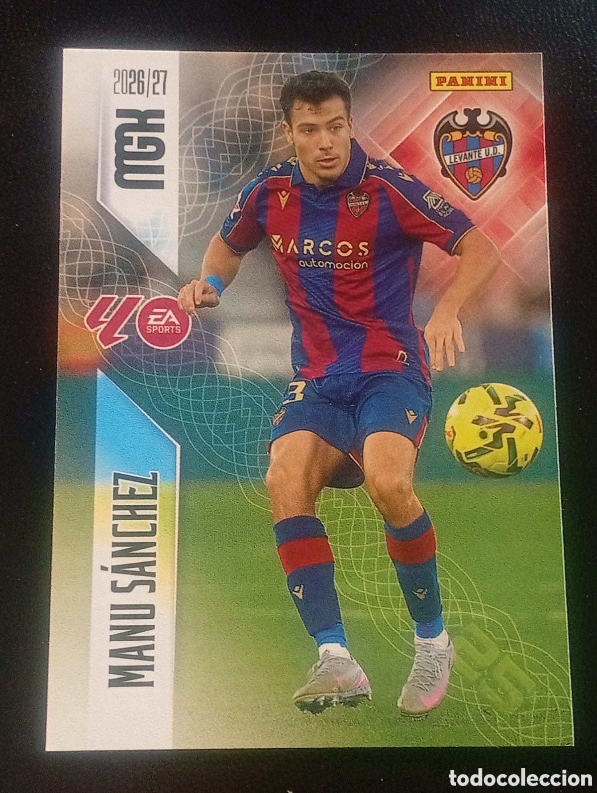 Cromos de f&uacute;tbol: 206 MANU SANCHEZ LEVANTE MEGACRACKS 2026 2027 26 27 CARDS PANINI